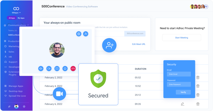 500Conference Dashboard