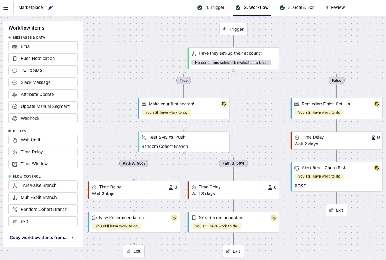 Appcues Dashboard