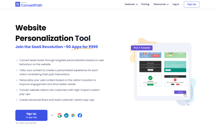 Convertpath Dashboard