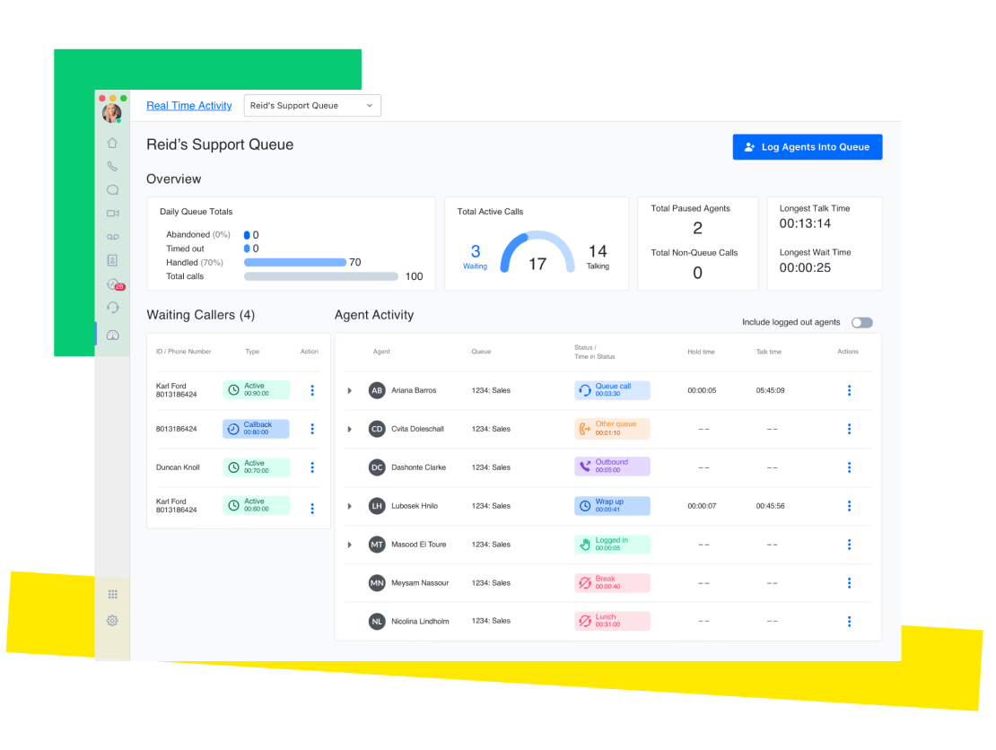 Goto Connect Dashboard