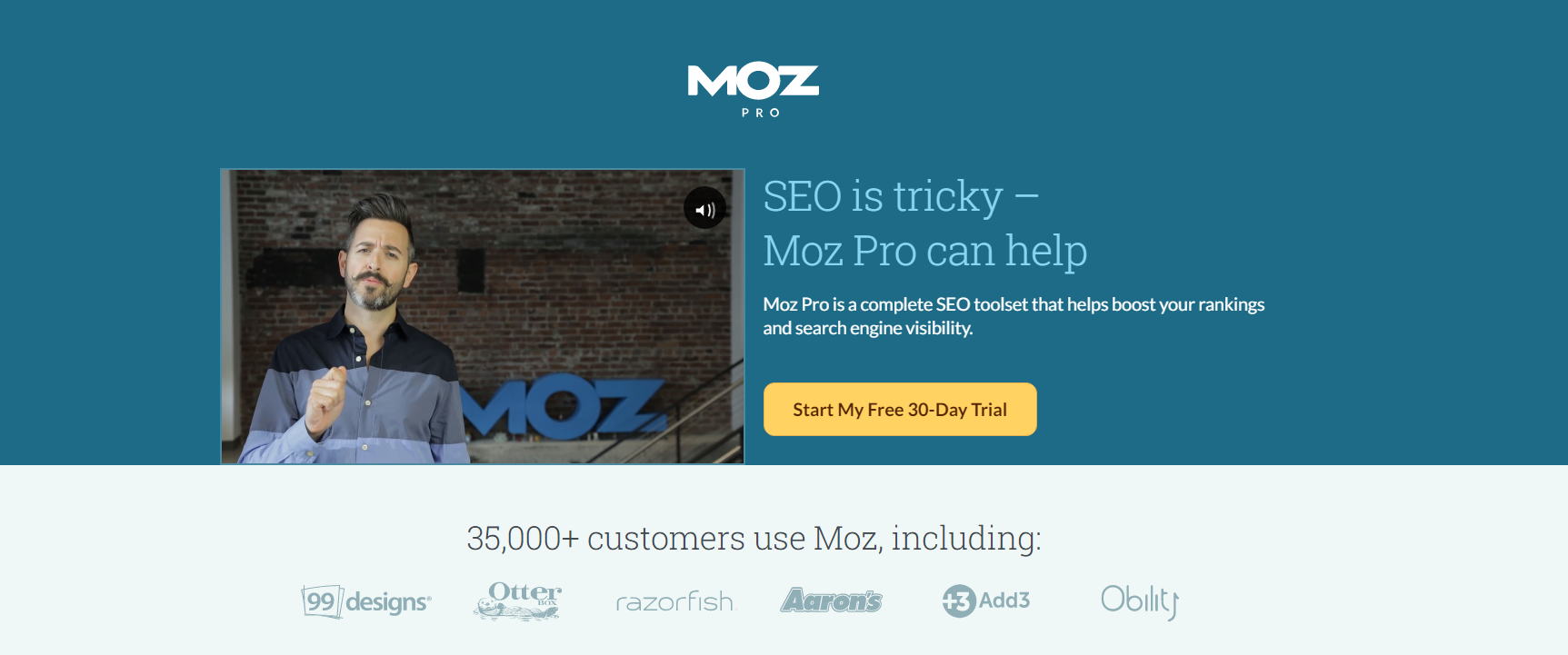 Moz Pro Dashboard