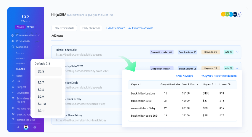 NinjaSEM Dashboard