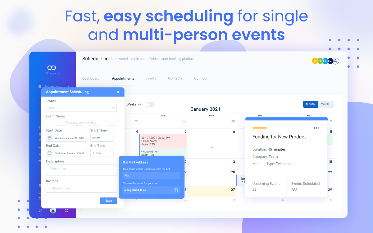 Schedule Dashboard