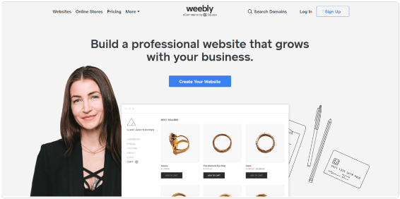 Weebly Dashboard